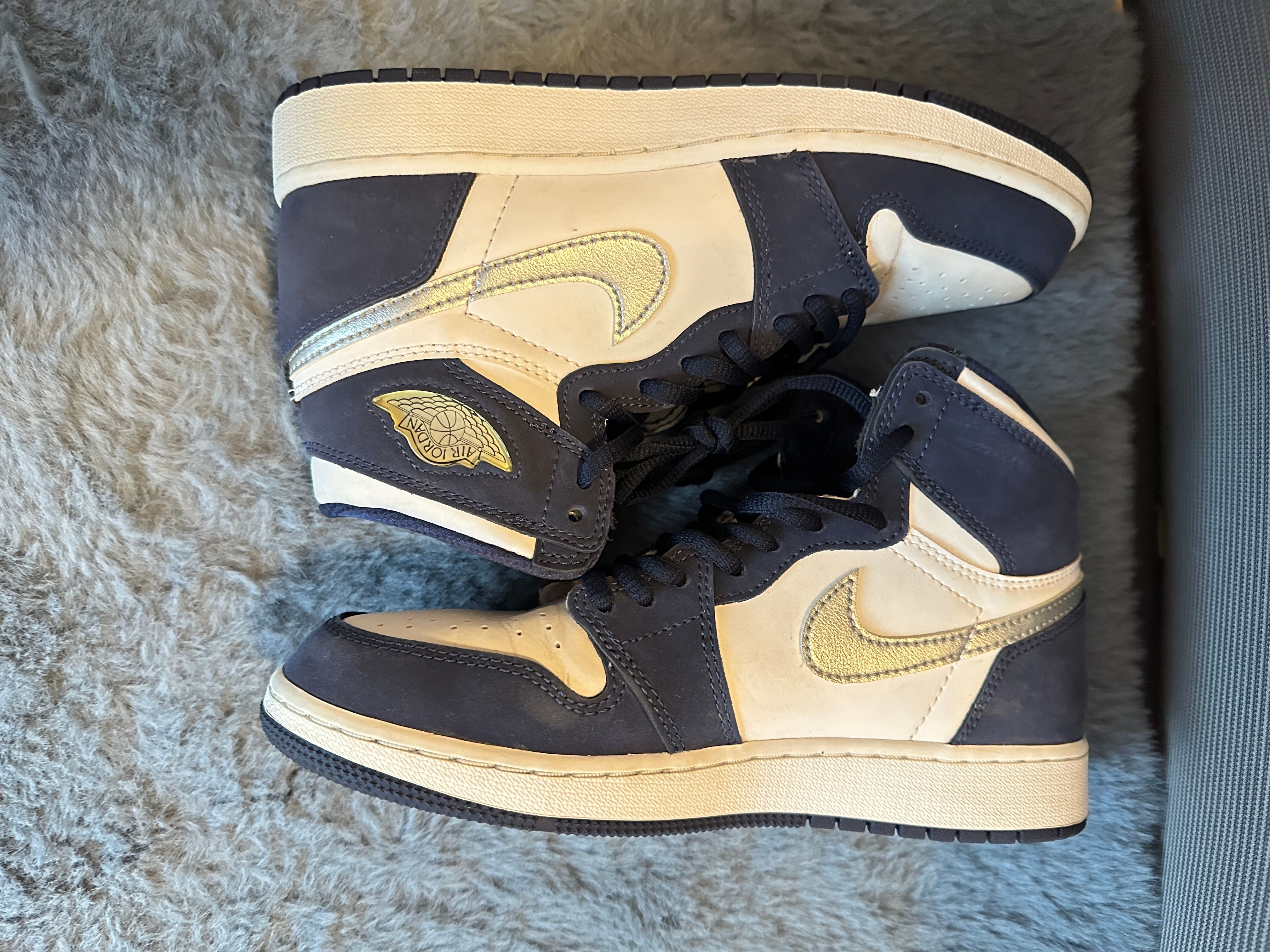 Nike GS Air Jordan 1 High OG CO.JP "Midnight Navy" (2020)(ブリーフケースなし)