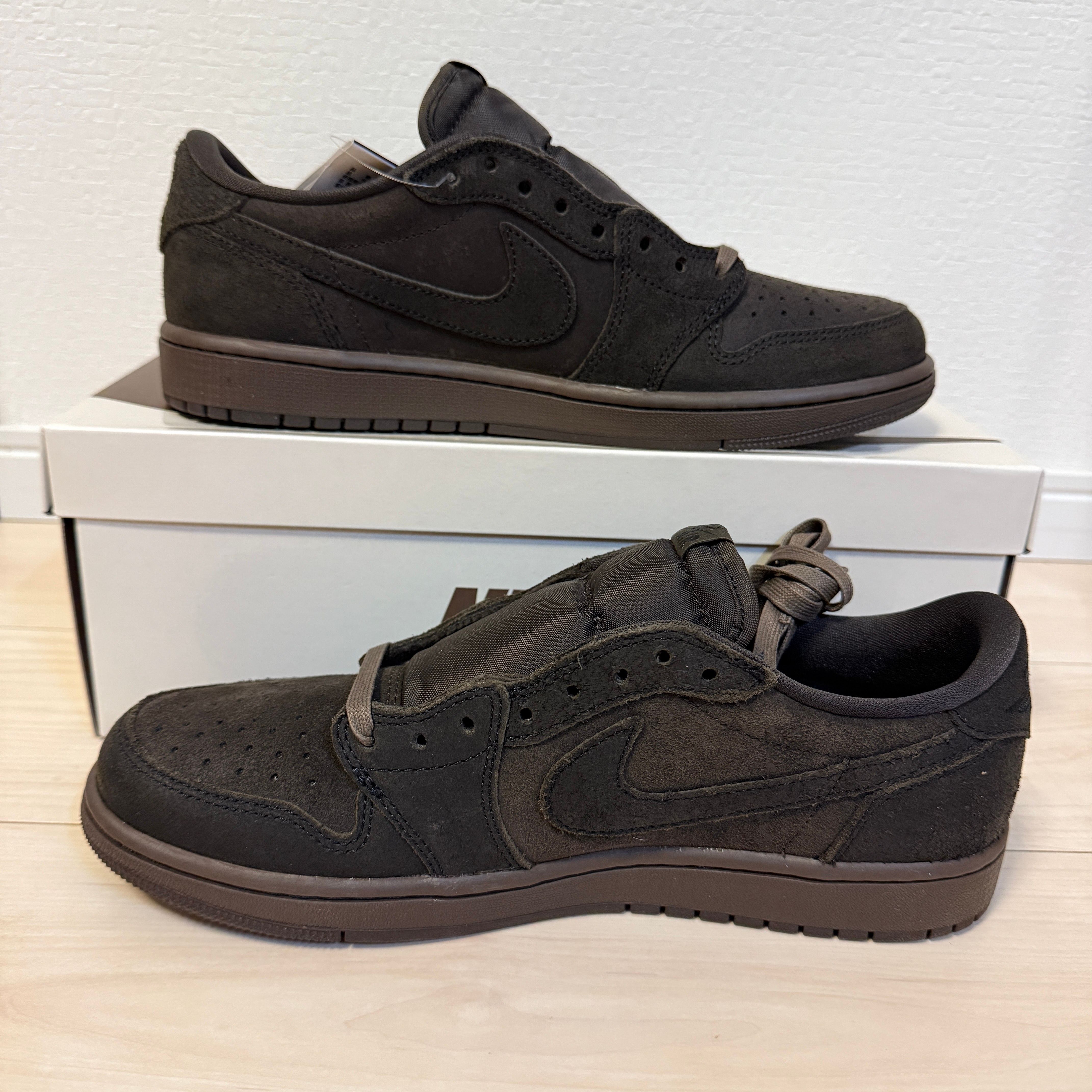 Travis Scott × Nike Air Jordan 1 Low OG SP "Velvet Brown and Dark Mocha"