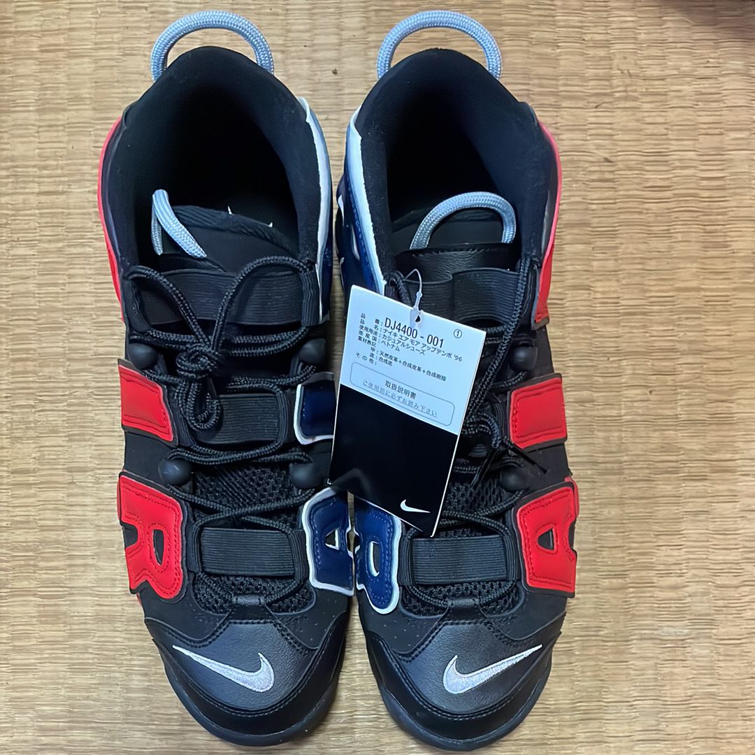 Nike Air More Uptempo '96 "Black and University Red"