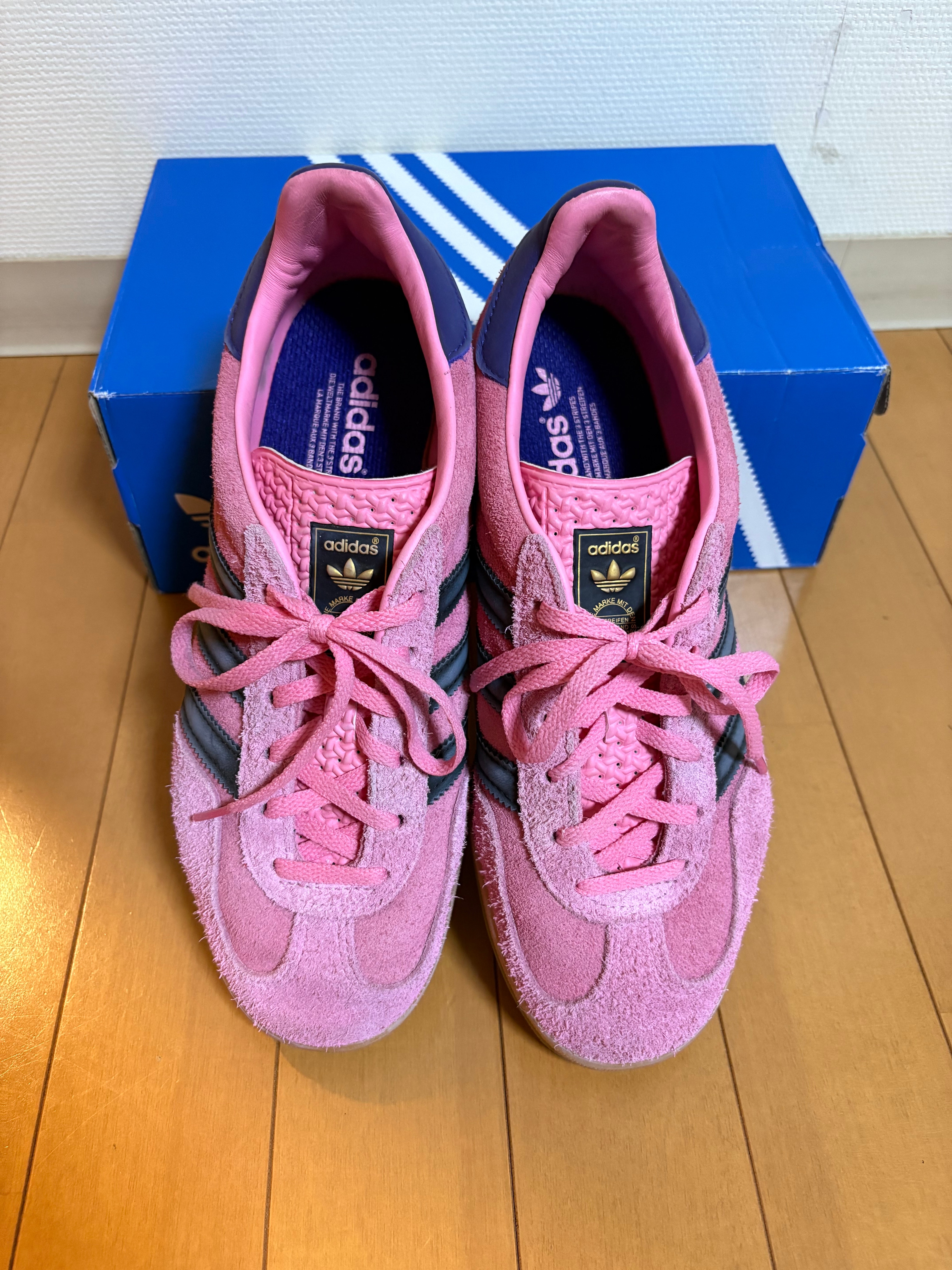 adidas Women's Gazelle Indoor "Bliss Pink/Core Black/Collegiate Purple"