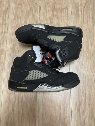 Nike Air Jordan 5 Retro OG "Black/Fire Red/Metallic Silver/White" (2016)