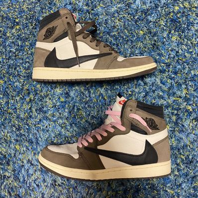 Travis Scott × Nike Air Jordan 1 Retro High OG TS SP "Sail/Dark Mocha"