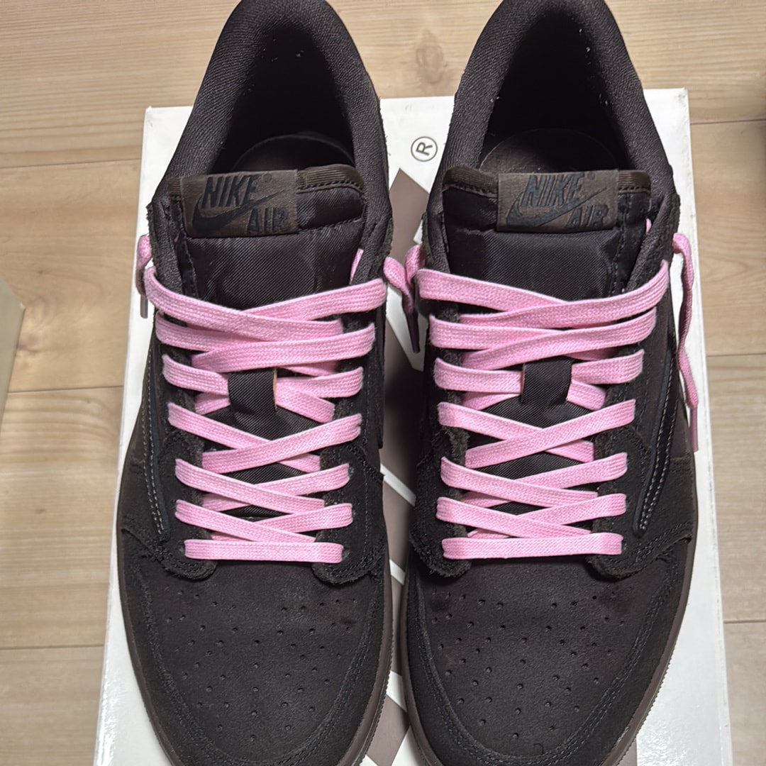 Travis Scott × Nike Air Jordan 1 Low OG SP "Velvet Brown and Dark Mocha"