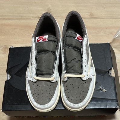 Travis Scott × Nike Air Jordan 1 Low OG SP "Reverse Mocha/Sail and Ridgerock"