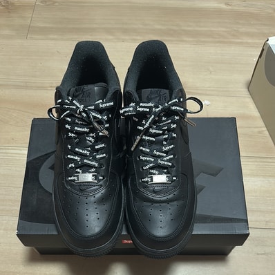 Supreme × Nike Air Force 1 Low "Black"