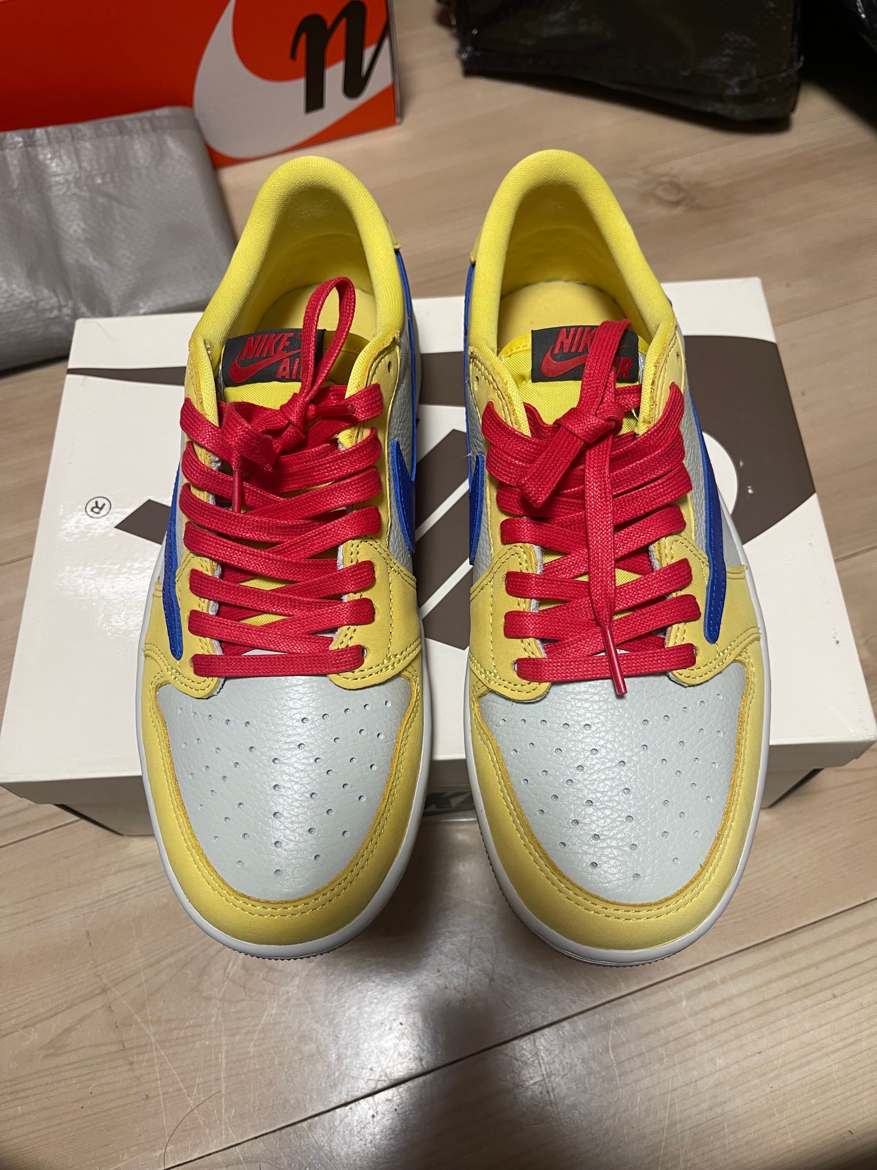 Travis Scott × Nike Women's Air Jordan 1 Retro Low OG "Canary"