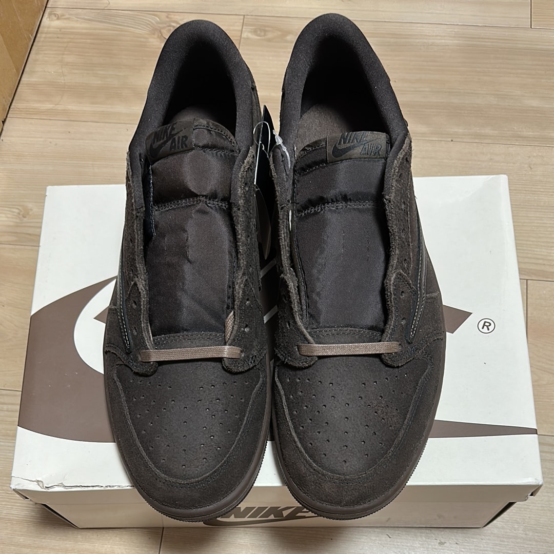 Travis Scott × Nike Air Jordan 1 Low OG SP "Velvet Brown and Dark Mocha"