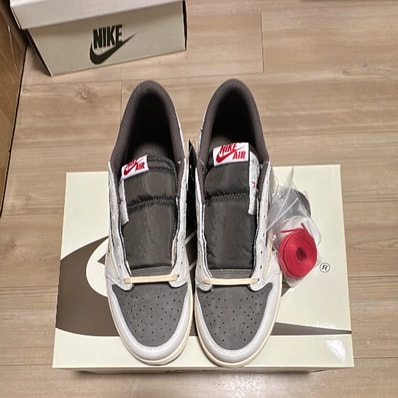 Travis Scott × Nike Air Jordan 1 Low OG SP "Reverse Mocha/Sail and Ridgerock"