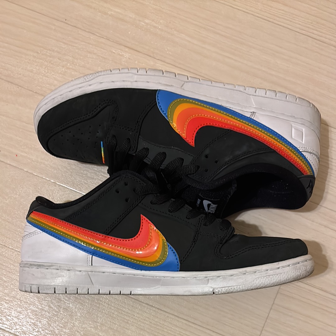 Polaroid × Nike SB Dunk Low Pro QS "Black/White"