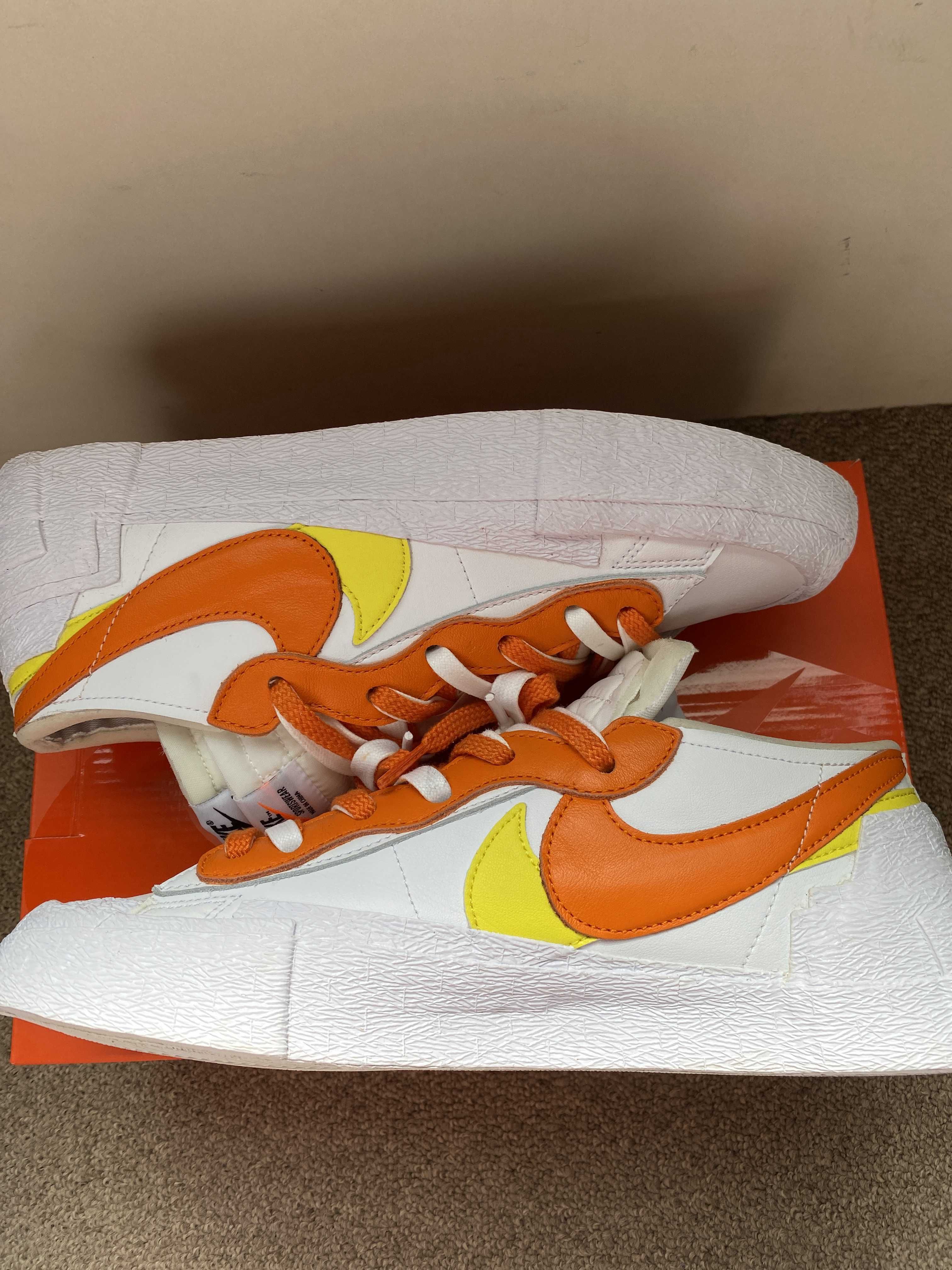 SACAI × NIKE BLAZER LOW "MAGMA ORANGE"
