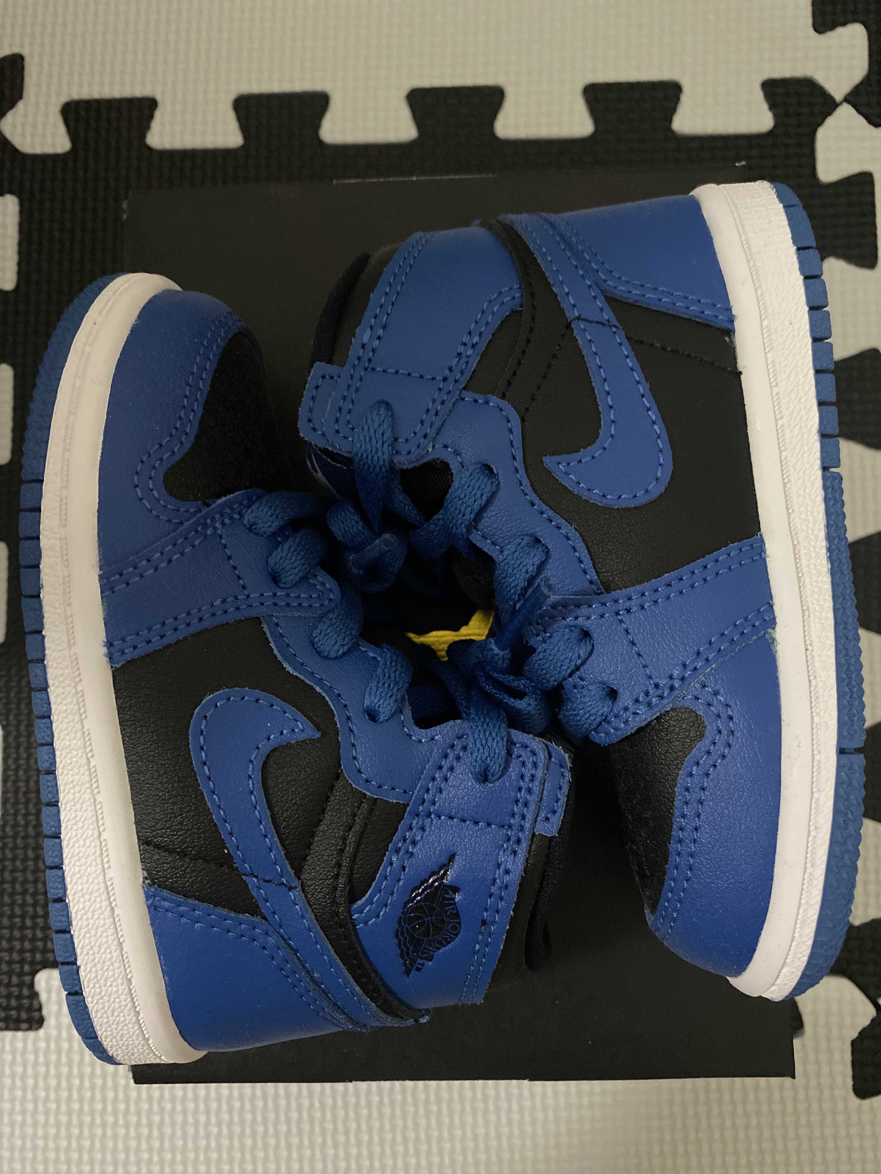 Nike TD Air Jordan 1 Retro High OG "Dark Marina Blue"	