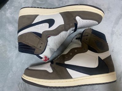 Travis Scott × Nike Air Jordan 1 Retro High OG TS SP "Sail/Dark Mocha"