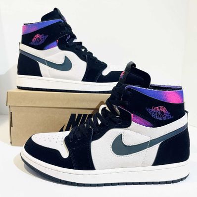 Paris Saint-Germain (PSG) × Nike Air Jordan 1 High Zoom Air CMFT "White/Black"
