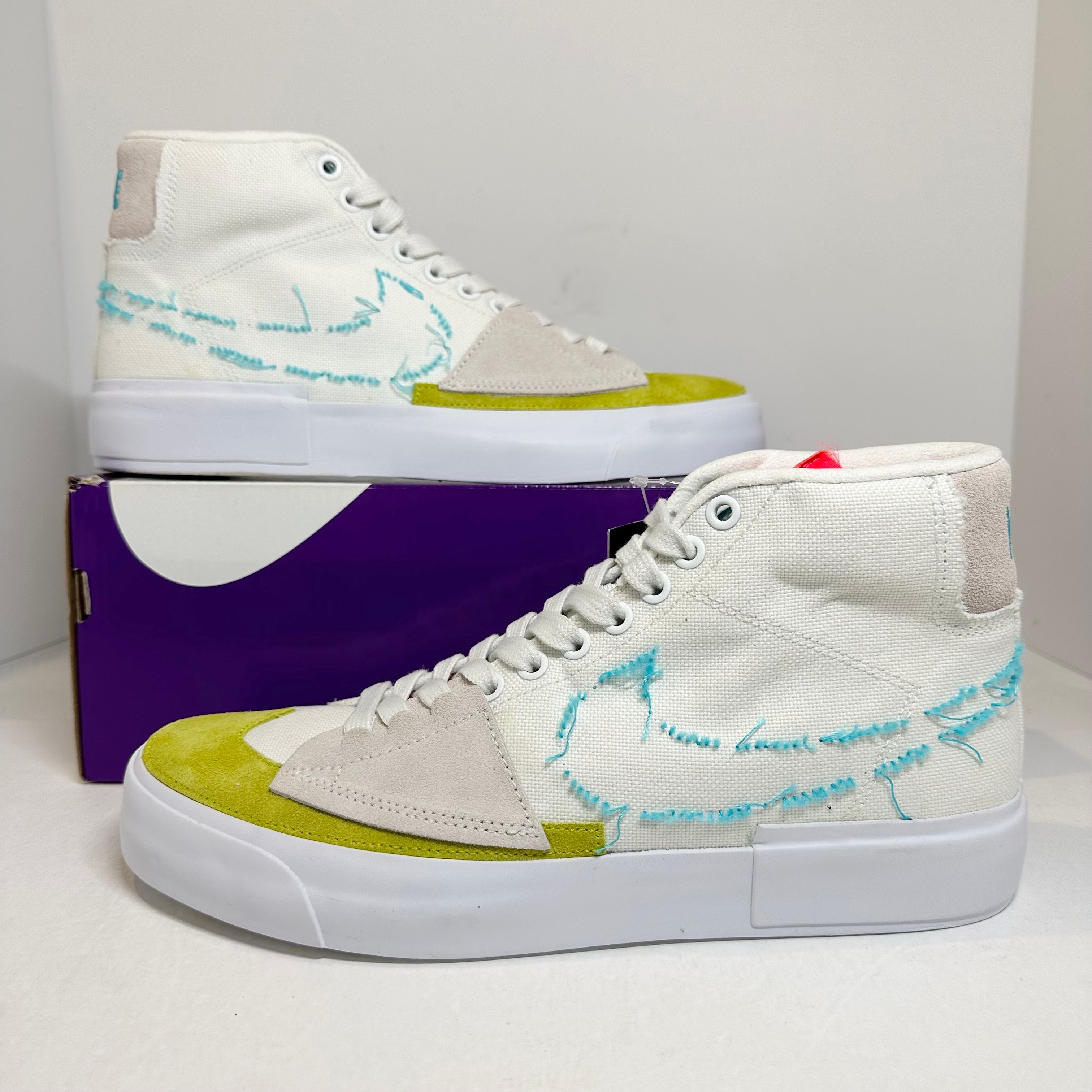 Nike SB Blazer Mid Edge "Summit White/Oracle Aqua"