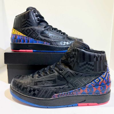 NIKE AIR JORDAN 2 RETRO BHM "BLACK"