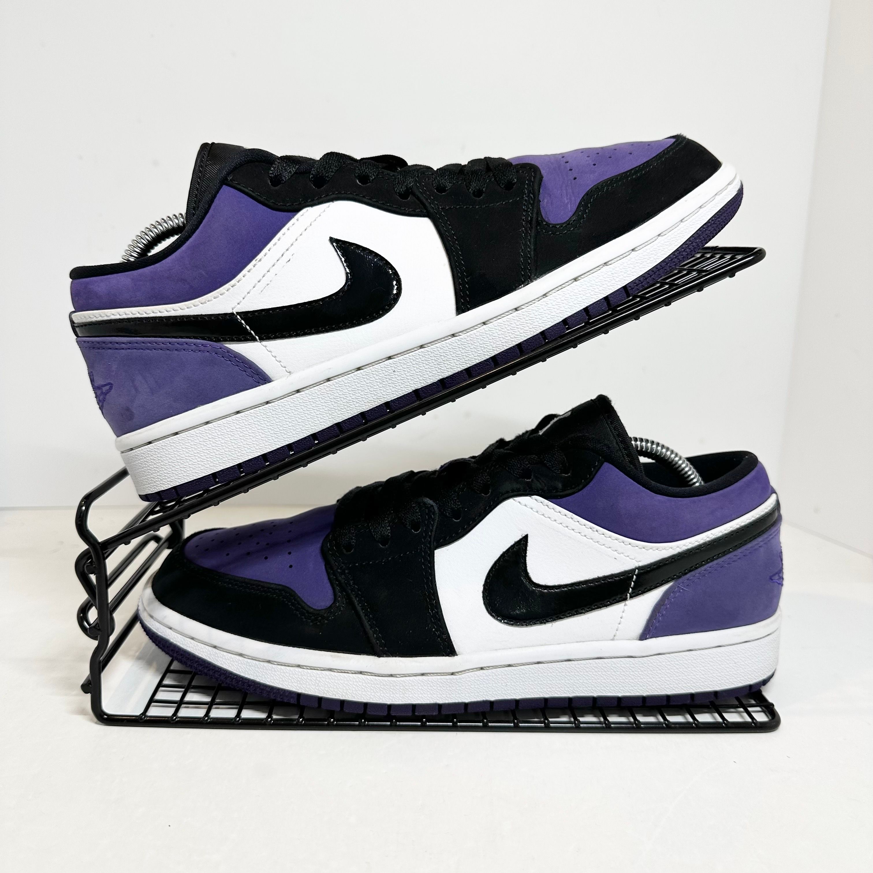 Nike Air Jordan 1 Retro Low "White/Black/Court Purple" 