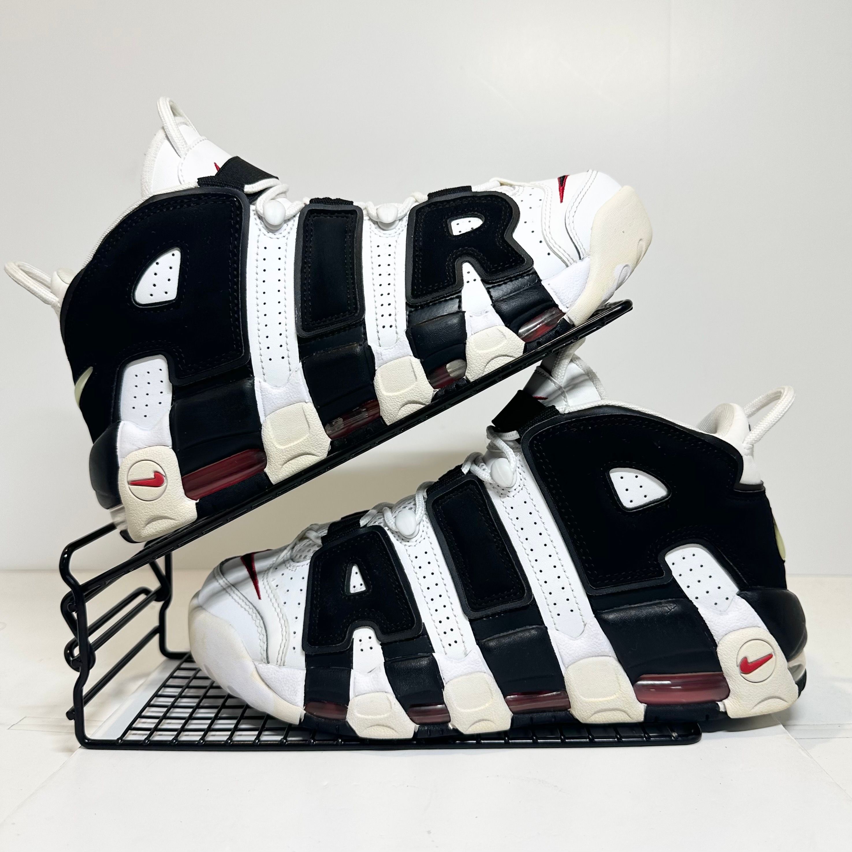 Nike Air More up Tempo "White/Black/University Red"(~2018)
