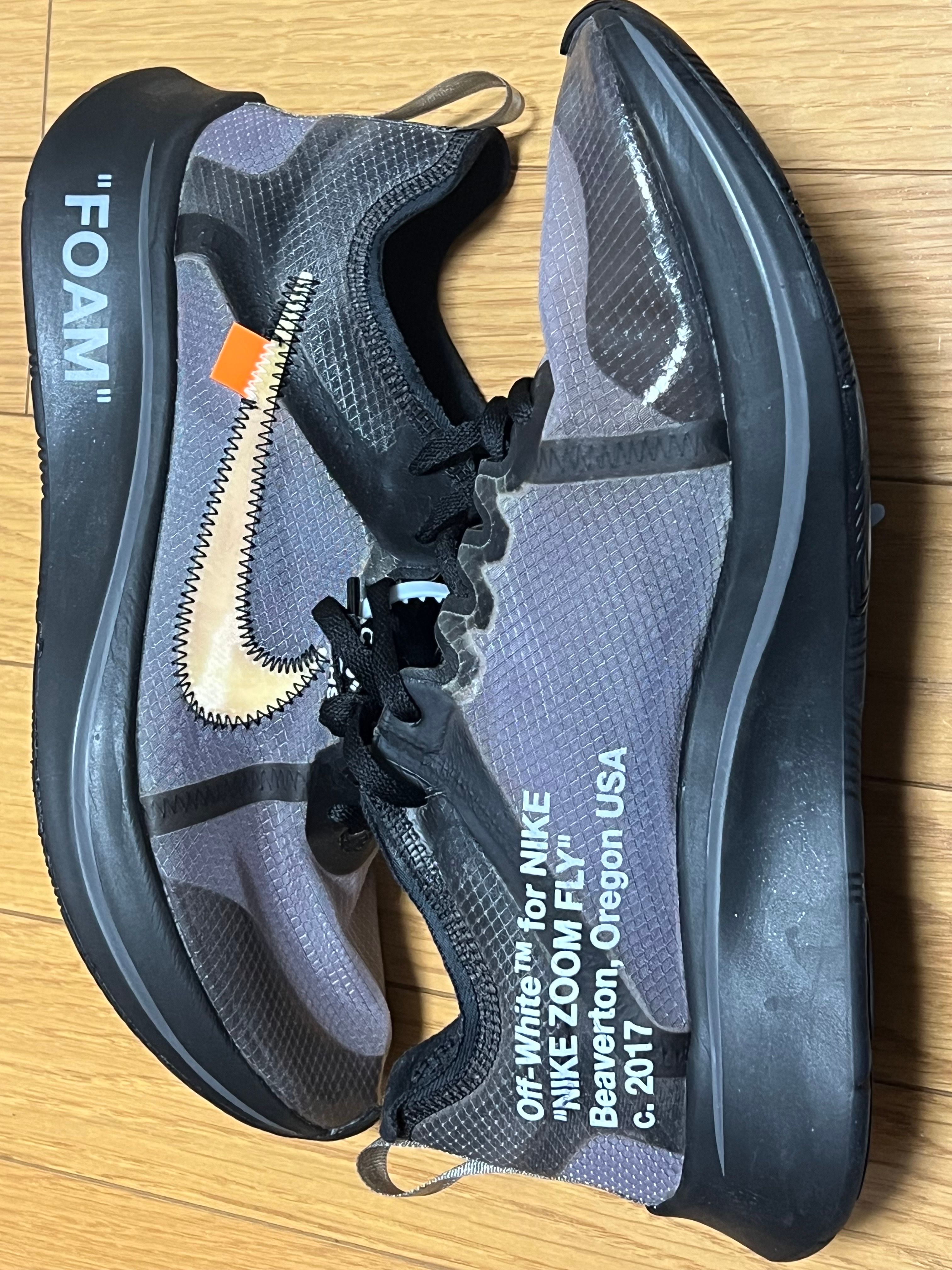 Off-White × Nike Zoom Fly "Black"