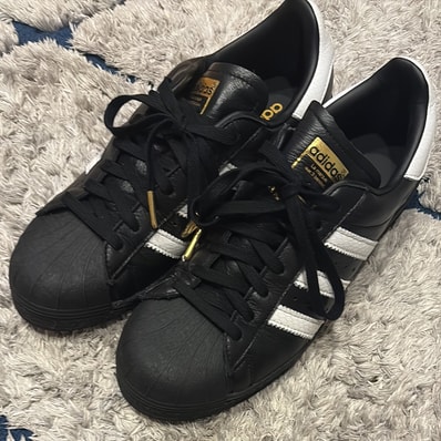 atmos Exclusive adidas Superstar 82 GORE-TEX "Core Black/Footwear White/Gold Metallic"