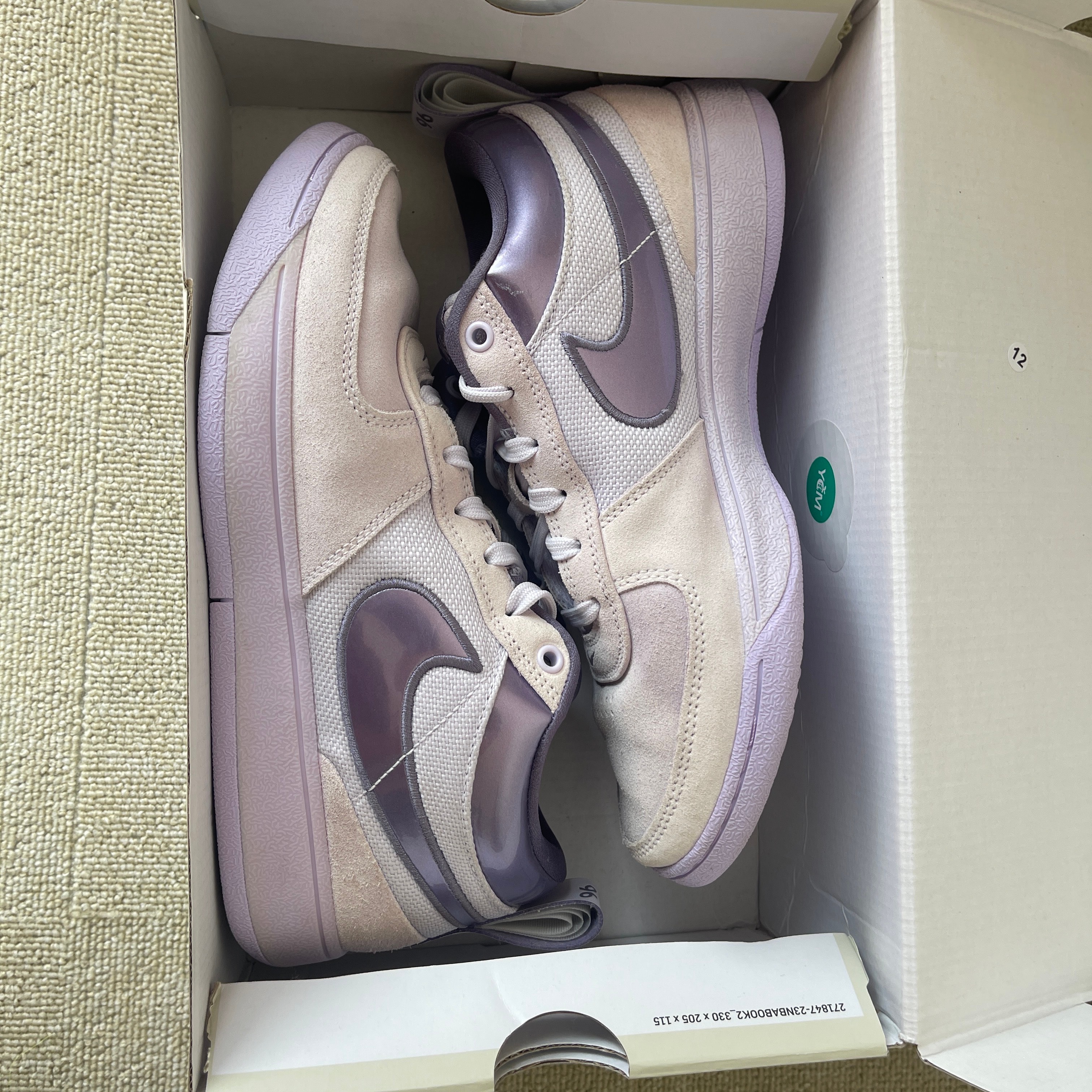 ナイキ ブック1 "ベアリーグレープ" (FJ4250-500/FJ4249-500)