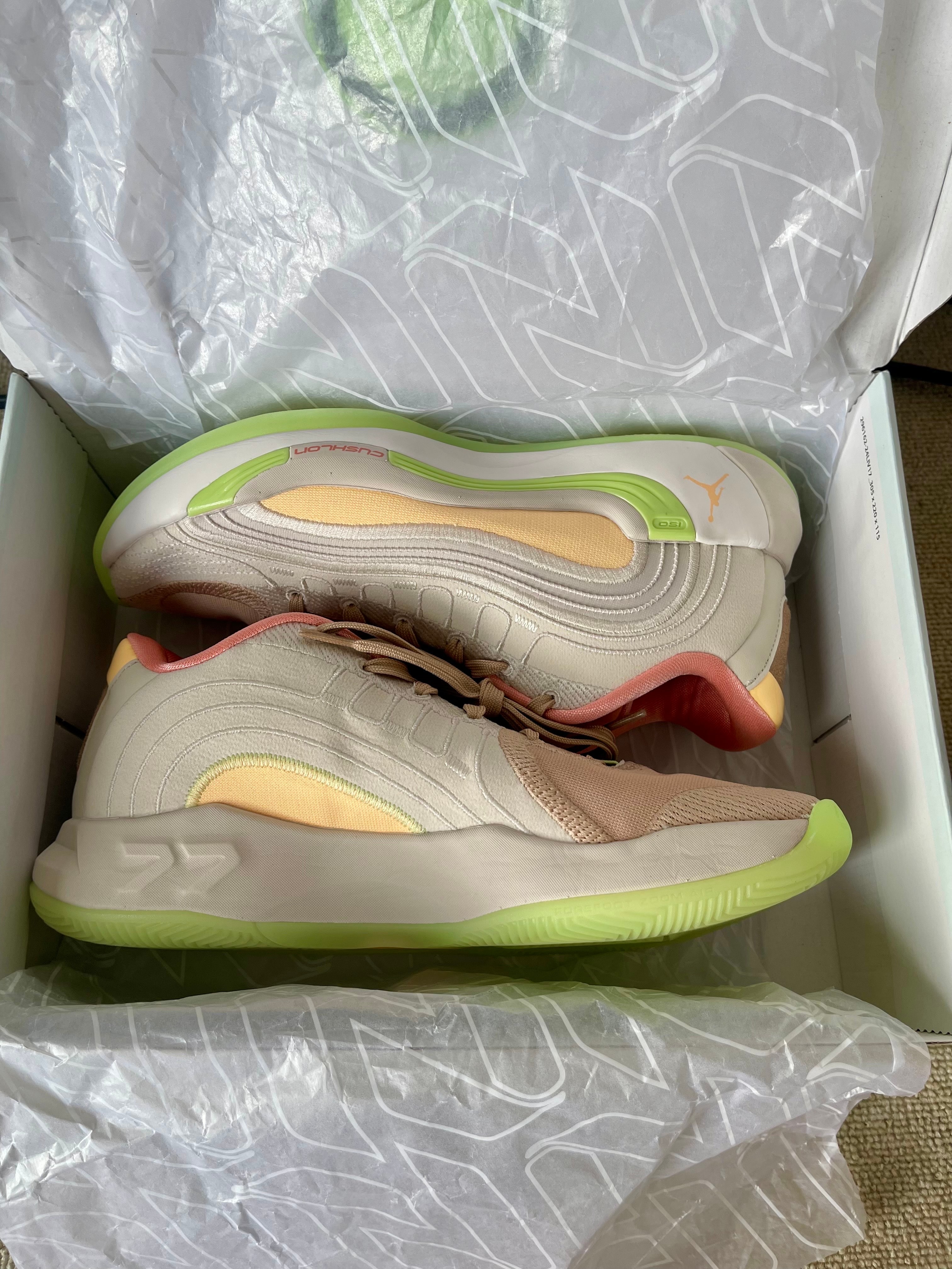 Nike Jordan Luka 4 "Light Orewood and Tangerine"