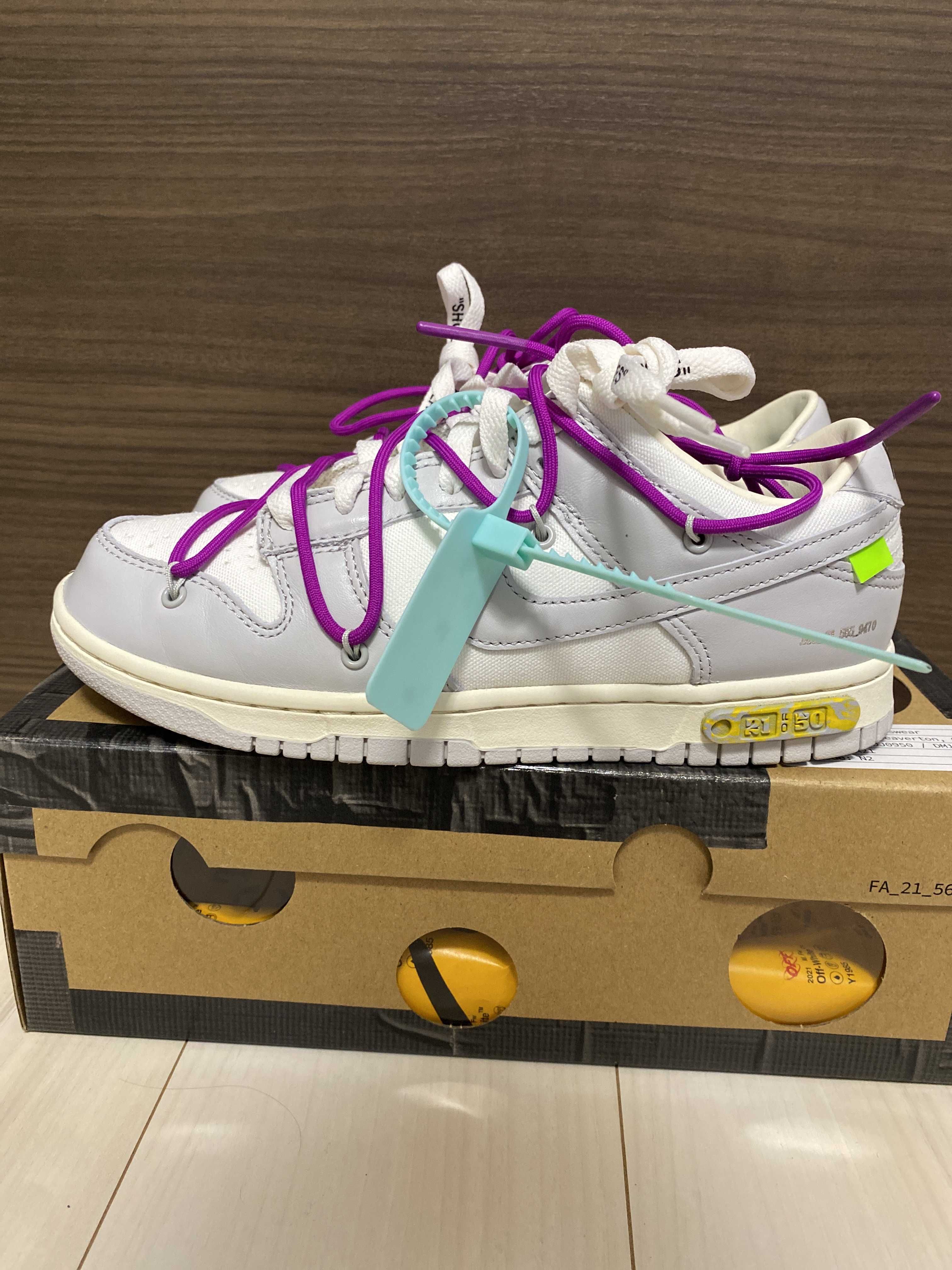 Off-White × Nike Dunk Low 1 of 50 "Lot.21"