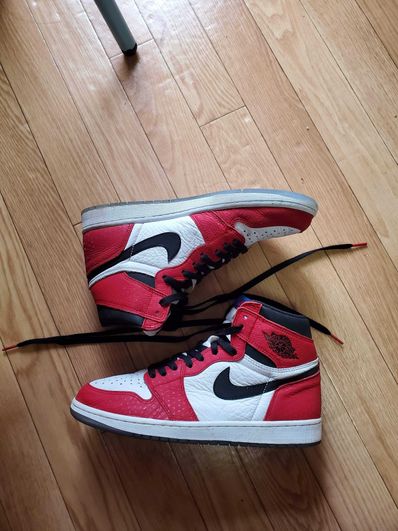 Spiderman × Nike Air Jordan 1 Origin Story "Gym Red/White/Photo Blue/Black"