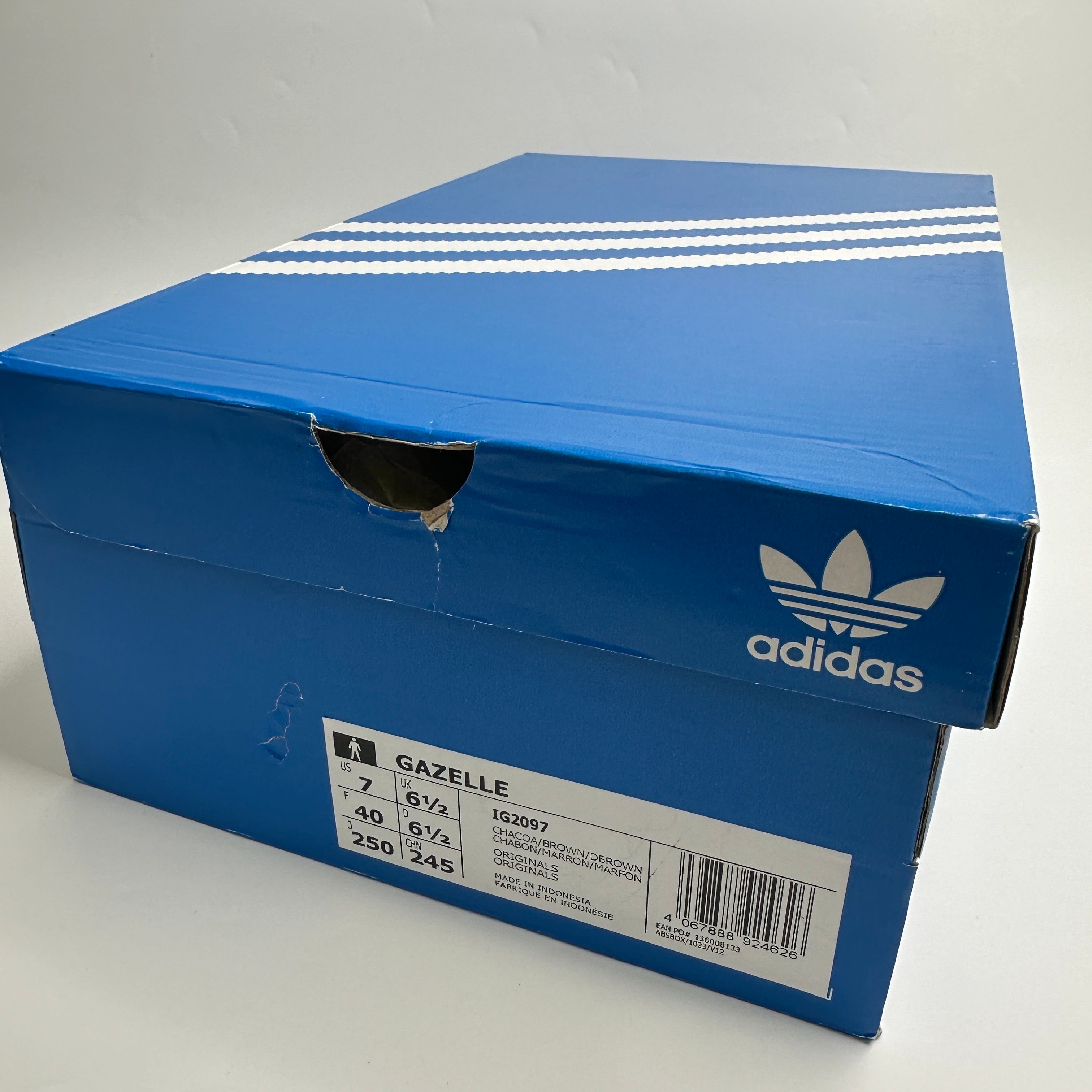 adidas Gazelle "Charcoal/Brown/Dark Brown"