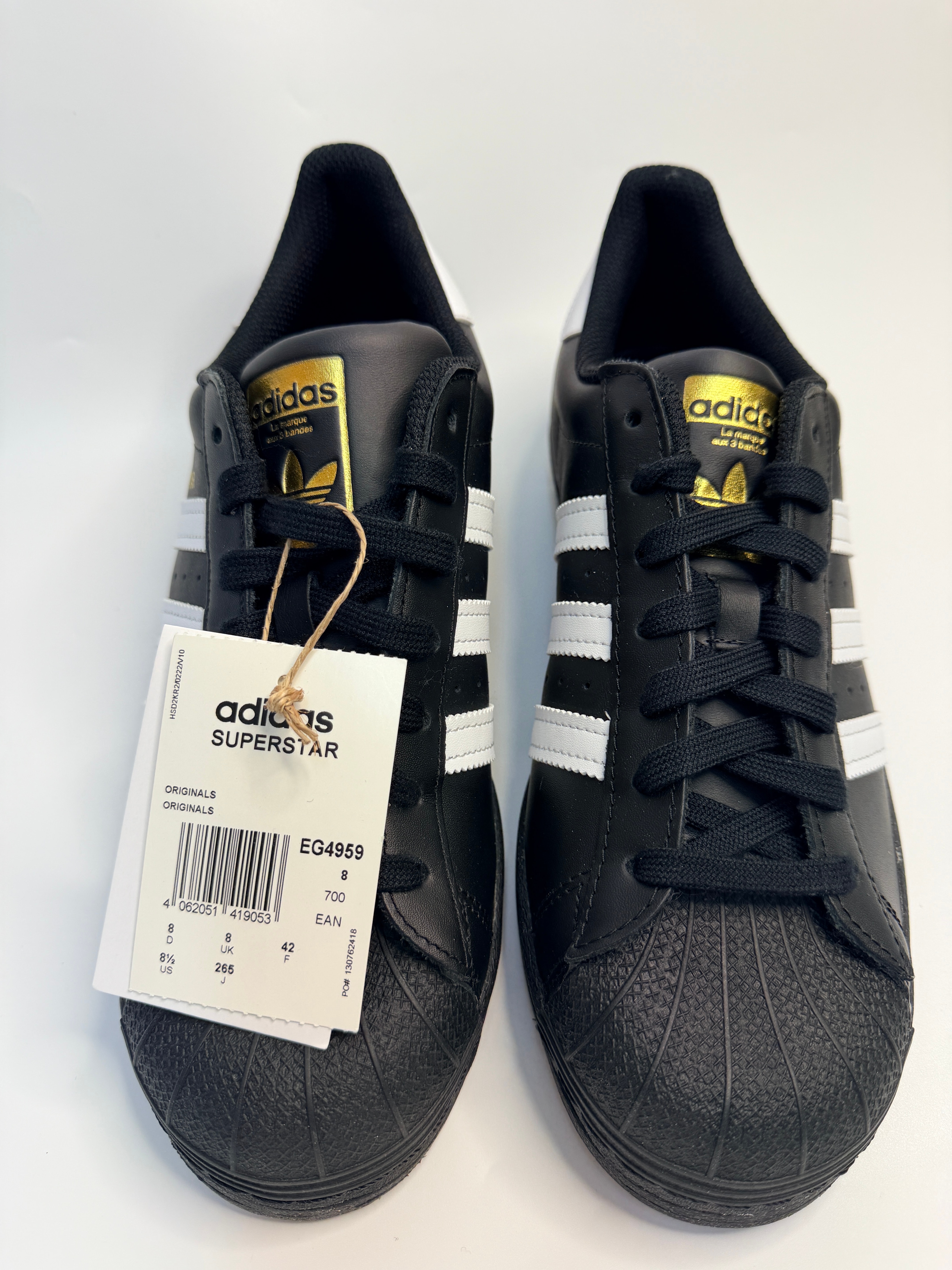 adidas Superstar "Core Black/Footwear White"