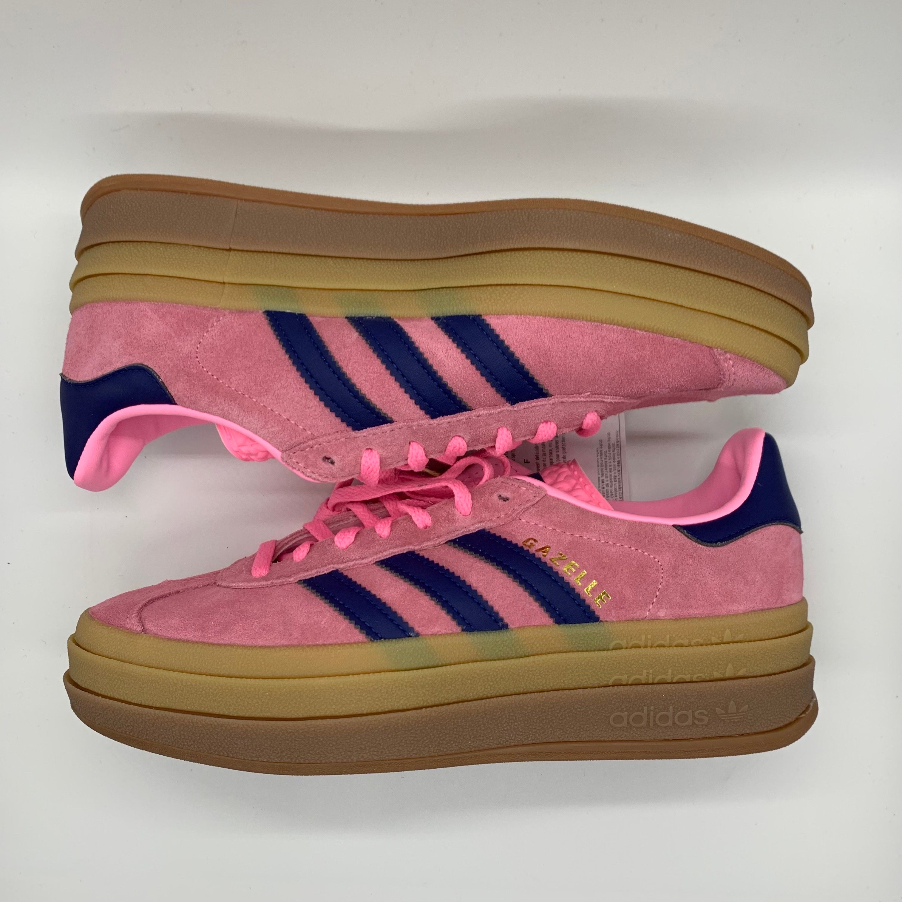 adidas Women's Gazellebold "Pink Glow/Victory Blue/Gum"