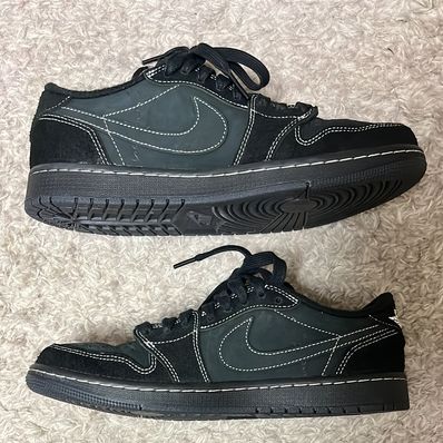 Travis Scott × Nike Air Jordan 1 Low OG SP "Black Phantom"