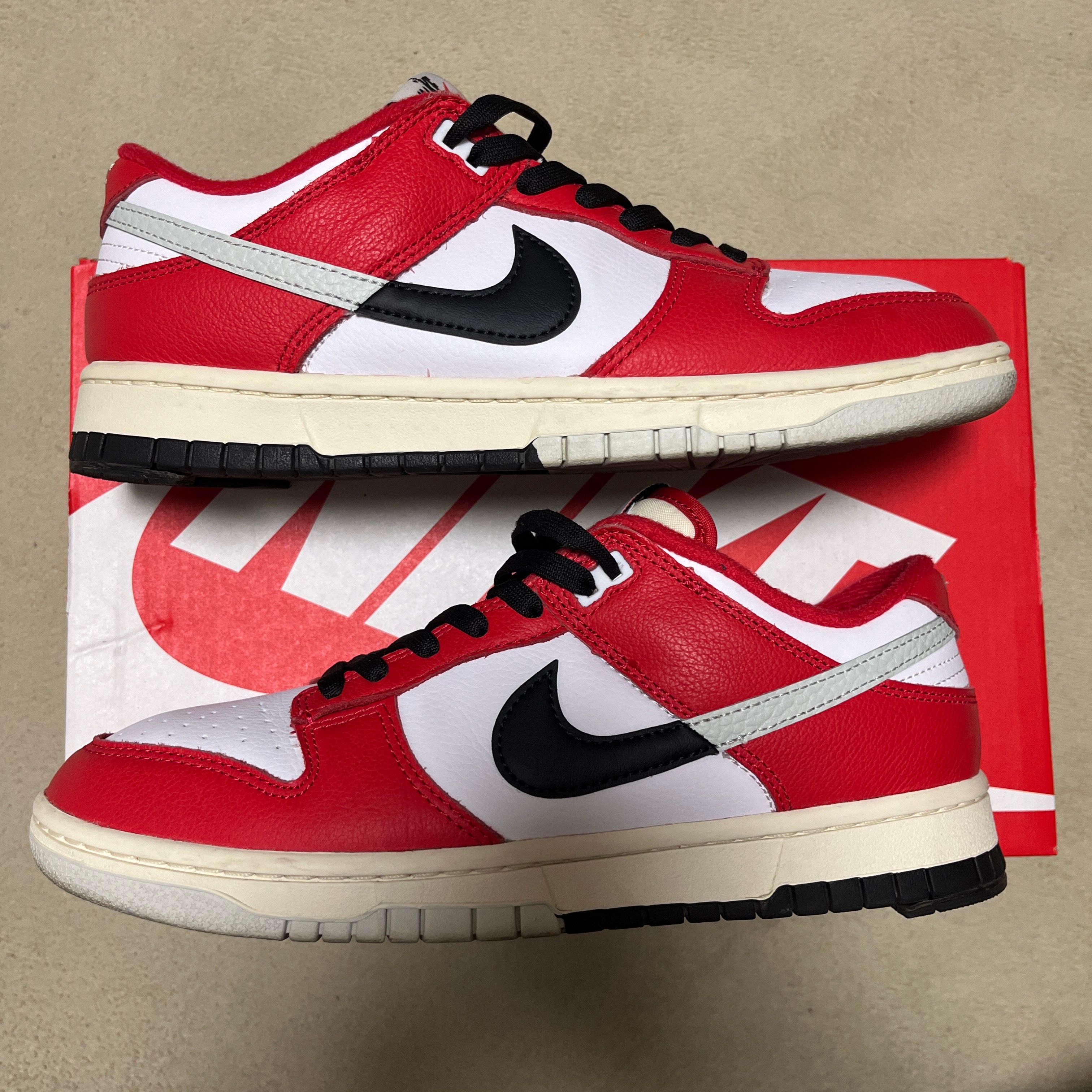 Nike Dunk Low Retro PRM "Chicago Split"