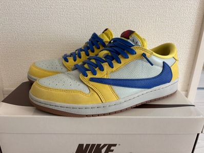 Travis Scott × Nike Women's Air Jordan 1 Retro Low OG "Canary"