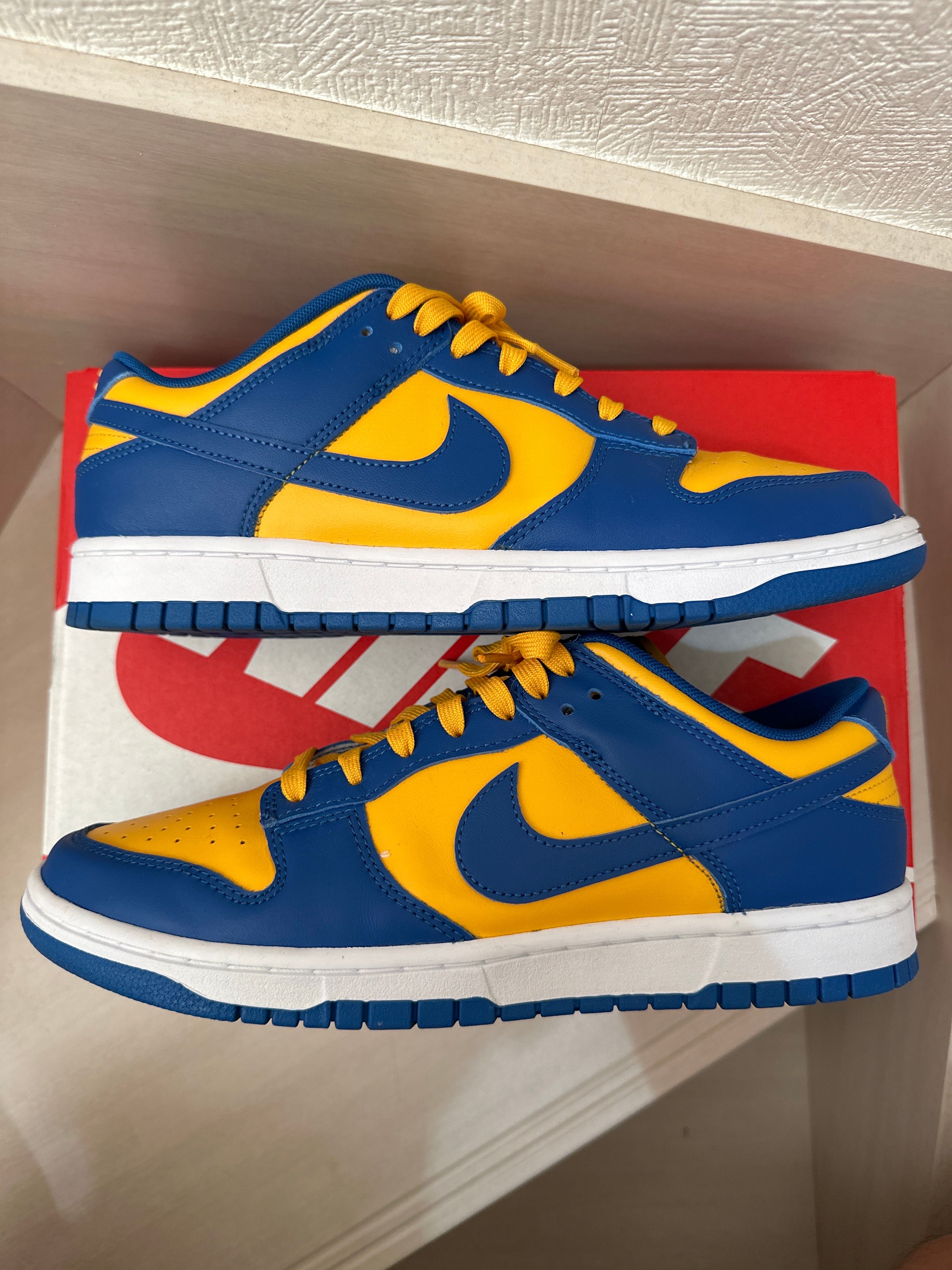 Nike Dunk Low "Blue Jay and University Gold"