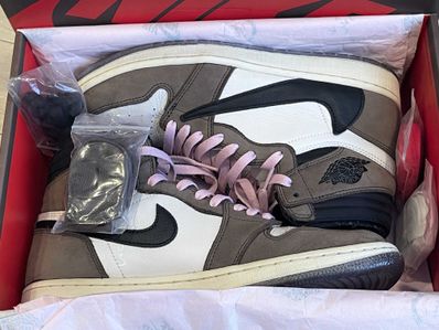 Travis Scott × Nike Air Jordan 1 Retro High OG TS SP "Sail/Dark Mocha"