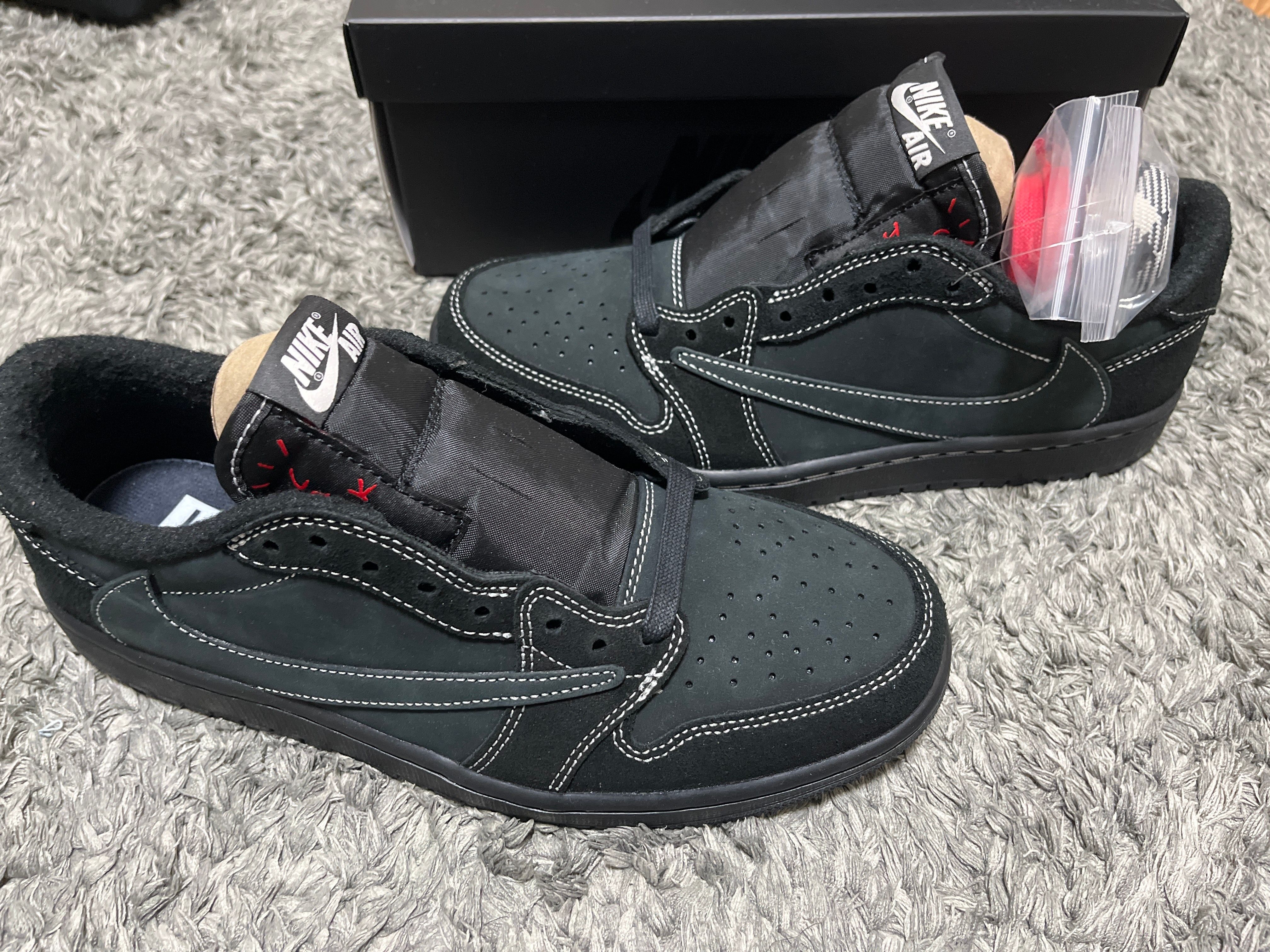 Travis Scott × Nike Air Jordan 1 Low OG SP "Black Phantom"