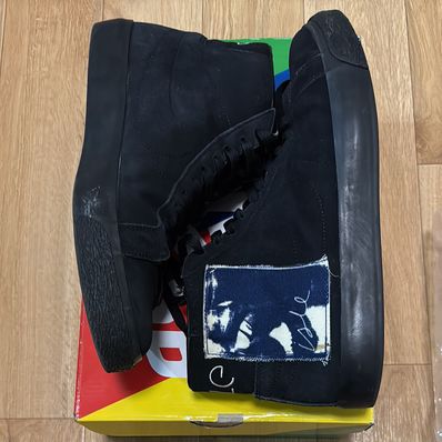 Isle Skateboards × Nike SB Blazer Mid "Black/Indigo" (Regular Box)