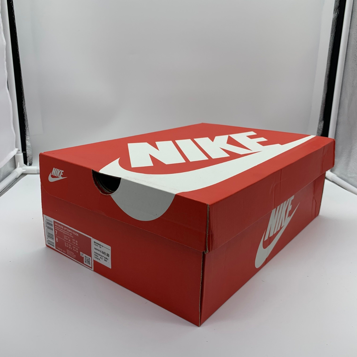 Nike Air More Uptempo Slide "Olympic" (2024) (FQ8700-400/FQ8699-400)