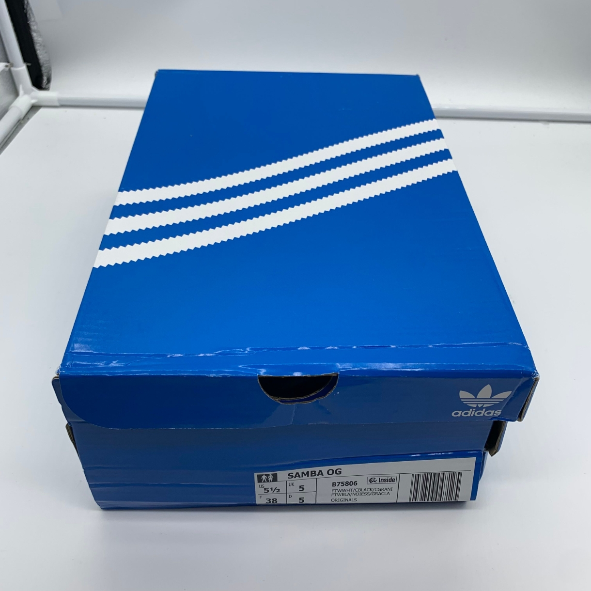 adidas Samba OG "Cloud White/Core Black/Clear Granite"