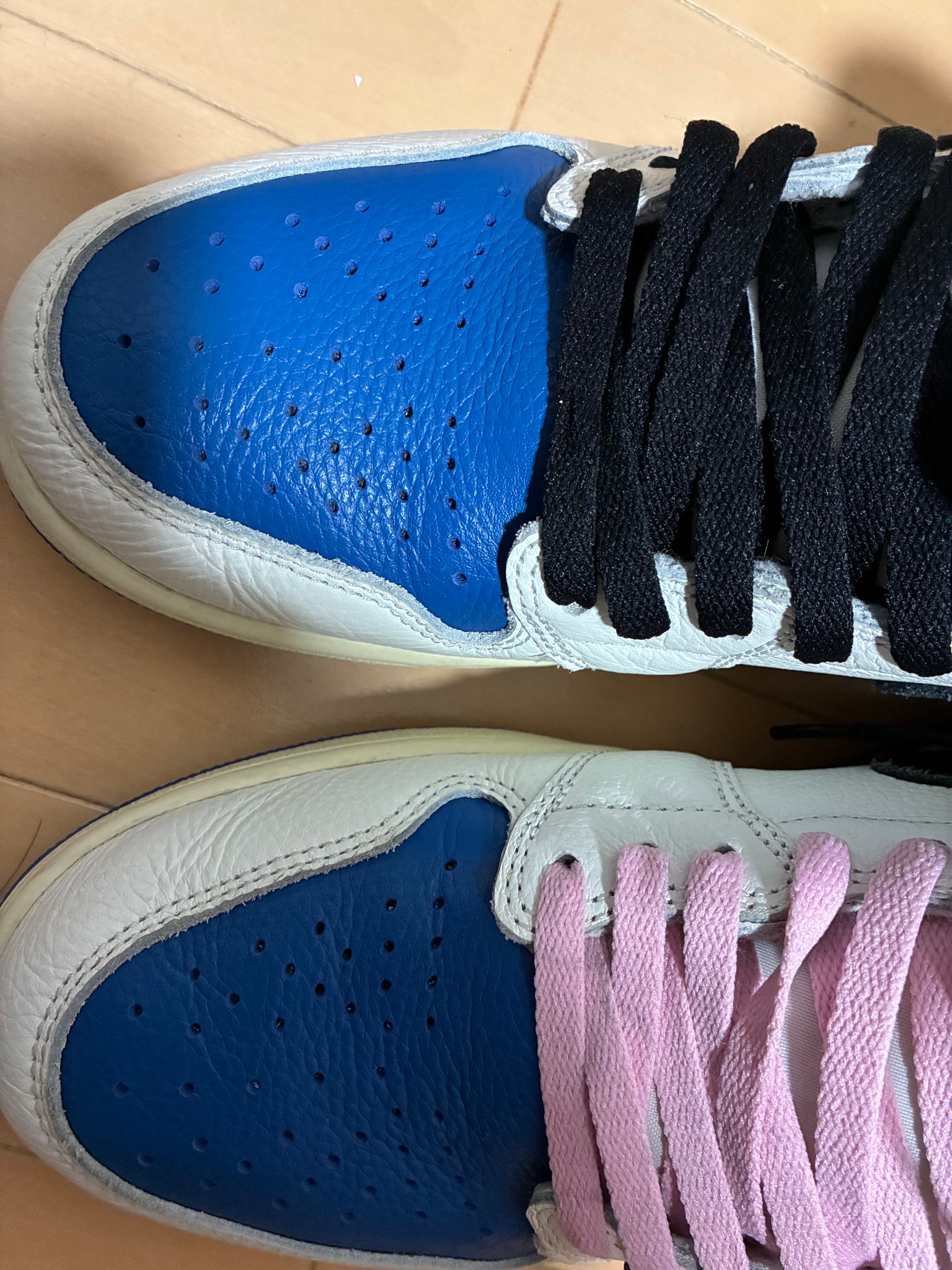 Travis Scott × fragment design × Nike Air Jordan 1 Retro High OG SP "Military Blue"