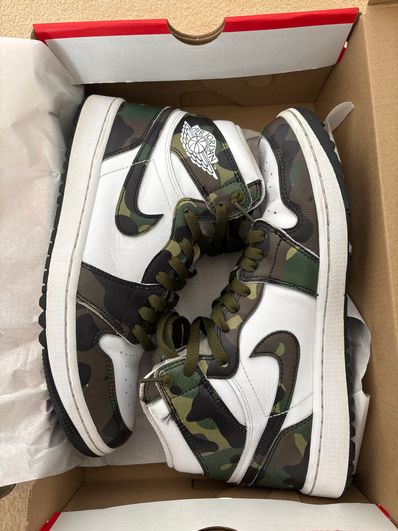 Nike Air Jordan 1 High Golf "Camo/White"