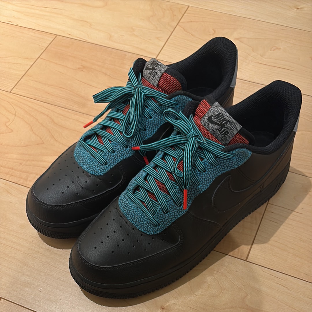 Nike Air Force 1 Low '07 LV8 Black Obsidian Mist Orange