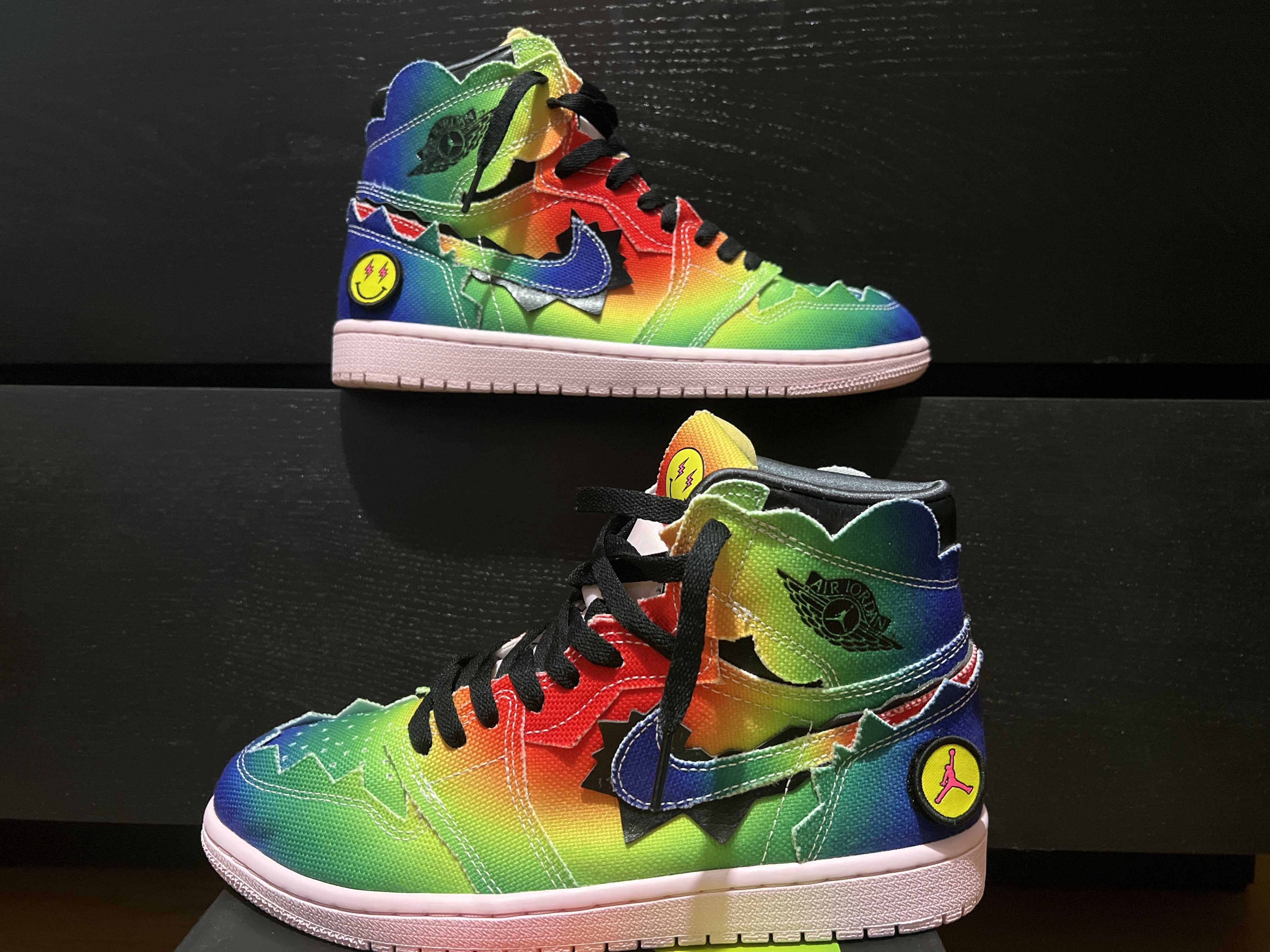 J Balvin × Nike Air Jordan 1 High OG "Rainbow"