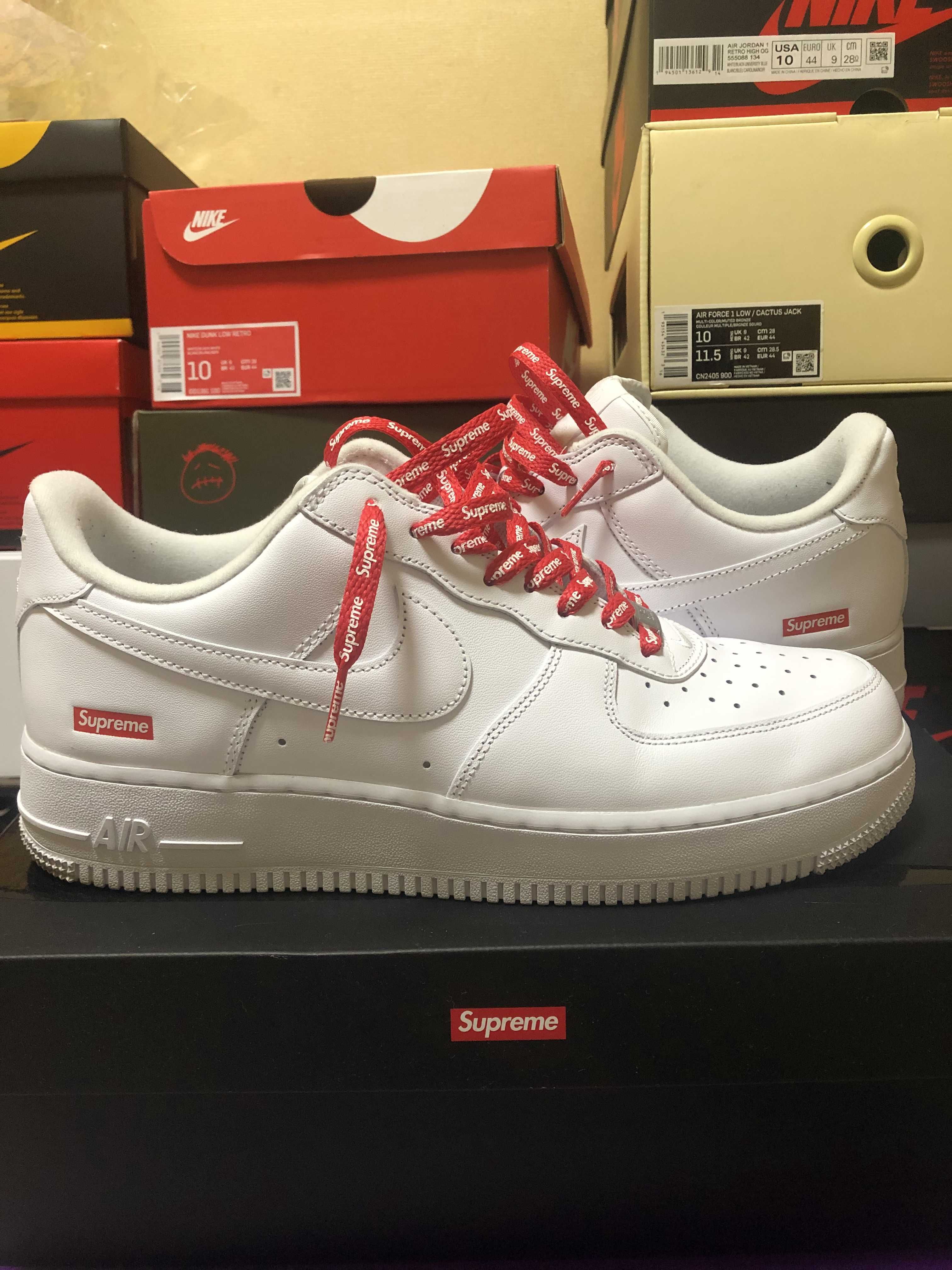 Supreme × Nike Air Force 1 Low "White"