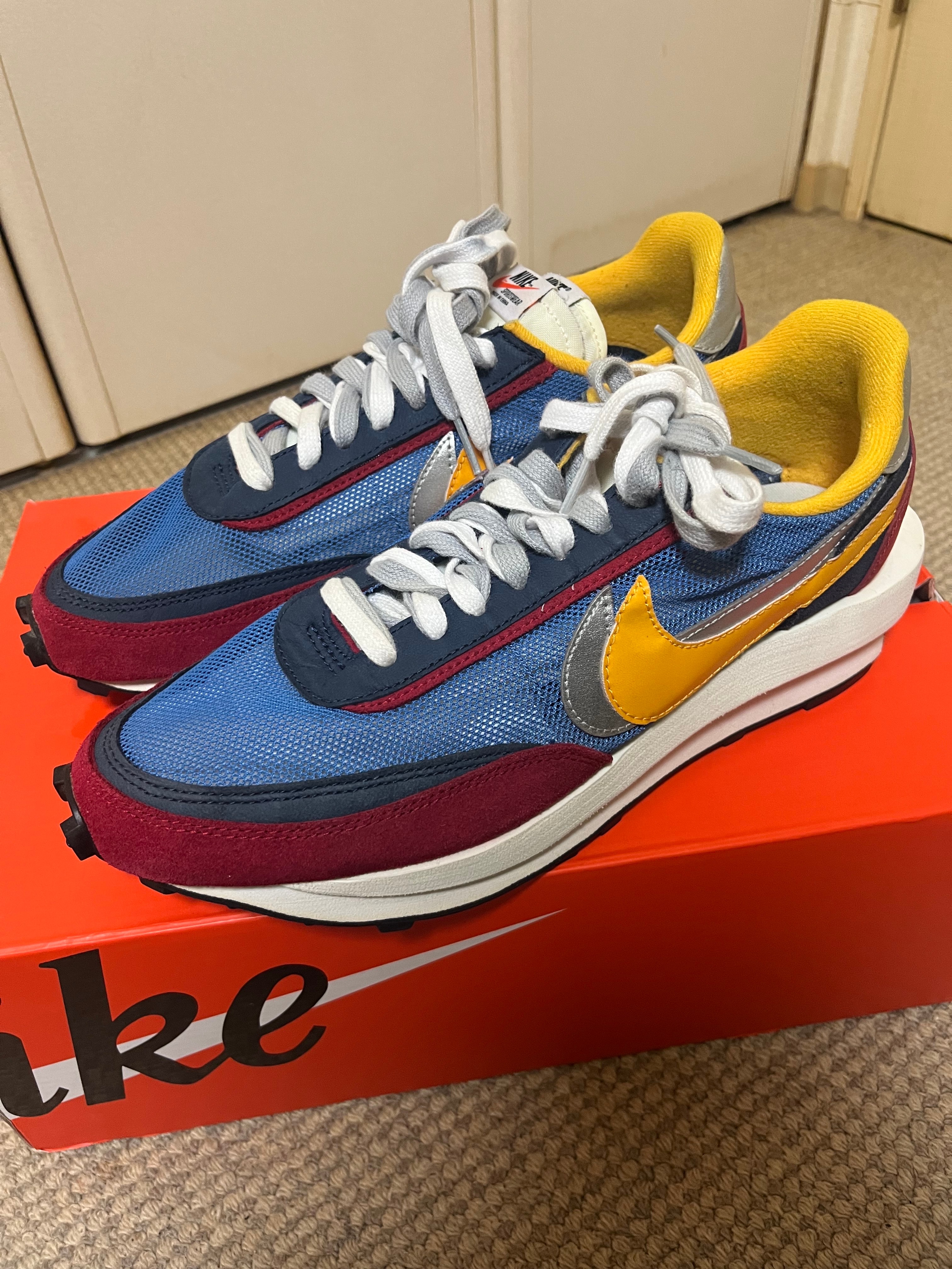 sacai × Nike LDV Waffle "Red/Blue"