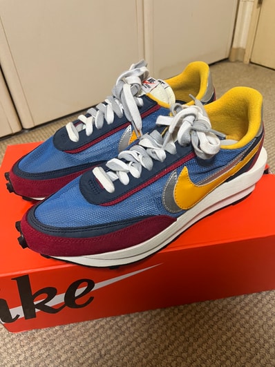 sacai × Nike LDV Waffle "Red/Blue"