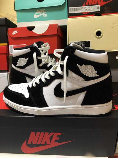 Nike Women's Air Jordan 1 Retro High OG "Black/White"