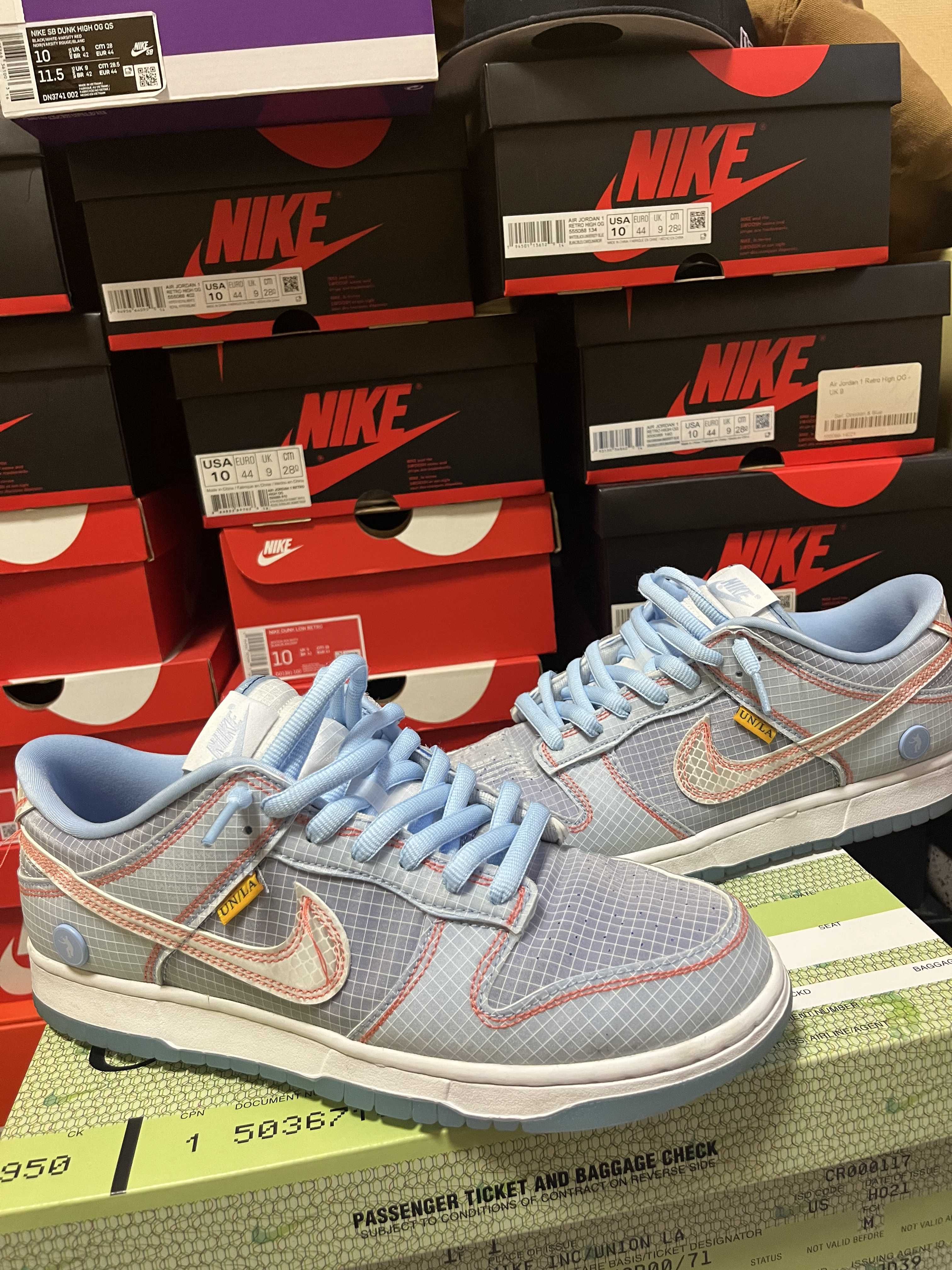 UNION × Nike Dunk Low "Argon"