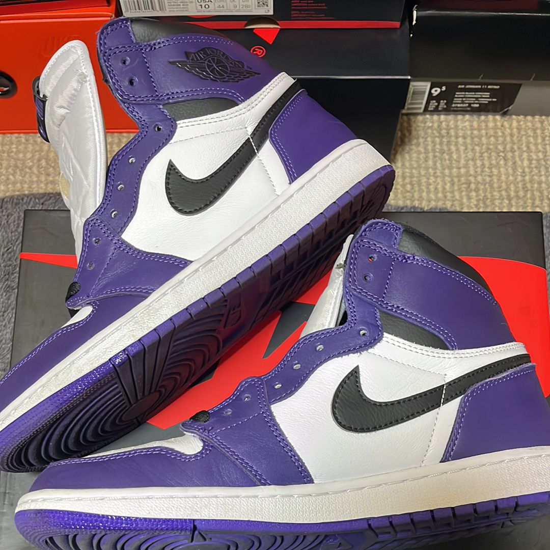 Nike Air Jordan 1 Retro High OG "Court Purple White/Black" (2020)