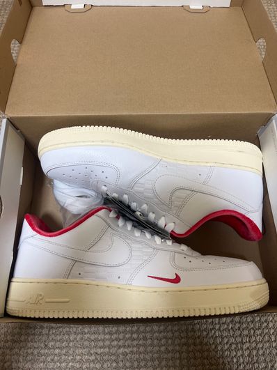 KITH × Nike Air Force 1 Low "White/Red"